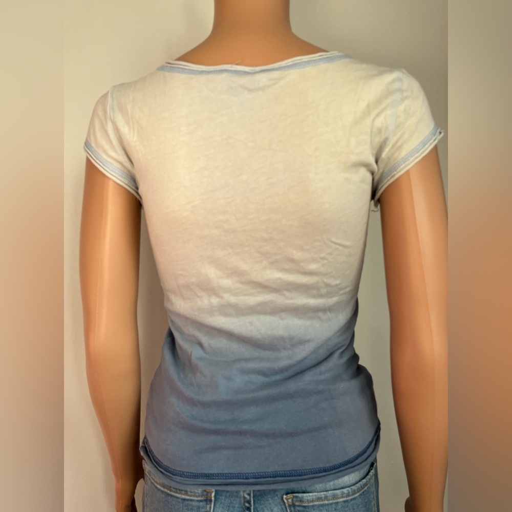 Abercrombie Blue Ombré Tee - Picture 3 of 5